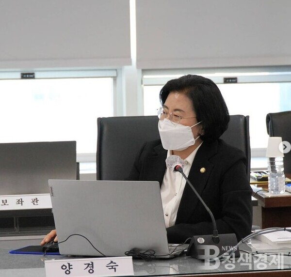 양경숙, 국가재무제표…지난 9년간 전기오류수정손익 90조4000억
