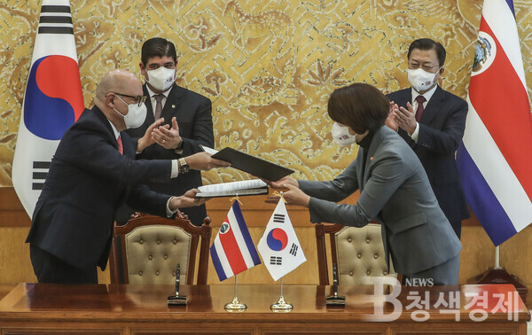 코스타리카 정상 방한 계기 환경협력 강화키로...