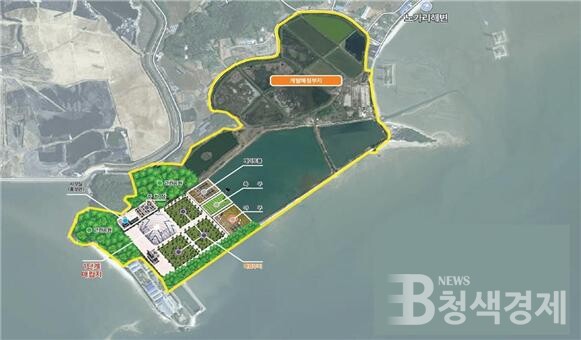 친환경 자체매립지(가칭 인천에코랜드) 부지 개발 개요도