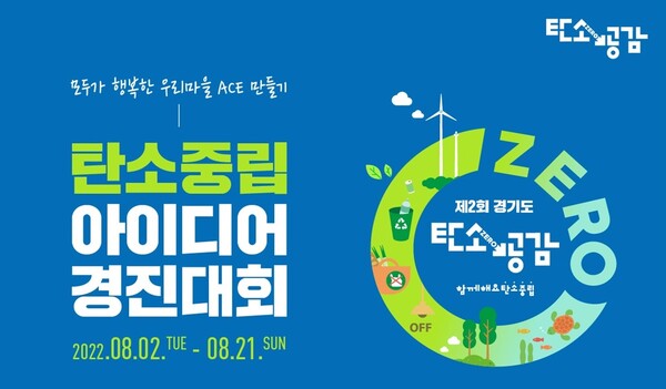 경기도, 탄소중립 아이디어 경진대회 참가자 모집