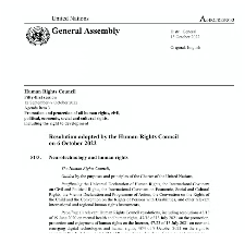 유엔 인권이사회 결의안 51/3 [자료=UNHRC]