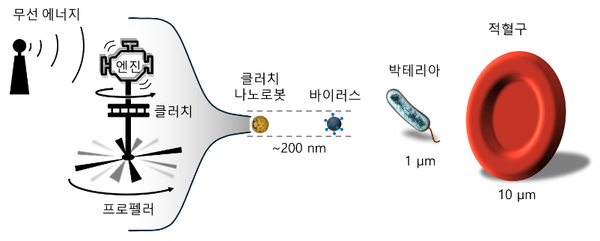 국내 연구진, 유전자 신호 감지해 스스로 클러치 작동하는 나노로봇 개발
