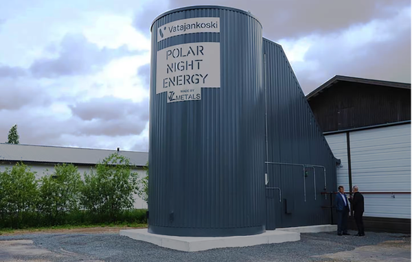 폴라나이트에너지의 초기 모래 배터리는 2022년부터 가동 중이다. [사진=Polar Night Energy]