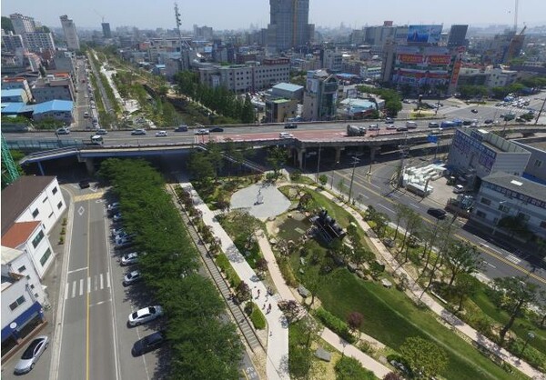 경북 포항시 포항철길숲. 사진=산림청