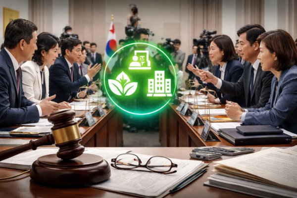 현행법은 국민연금이 기금을 운용할 때 ESG 요소를 “고려할 수 있다”고 규정하고 있다. 쟁점은 이를 “고려한다” 또는 “고려하여야 한다”로 강화할지 여부다.